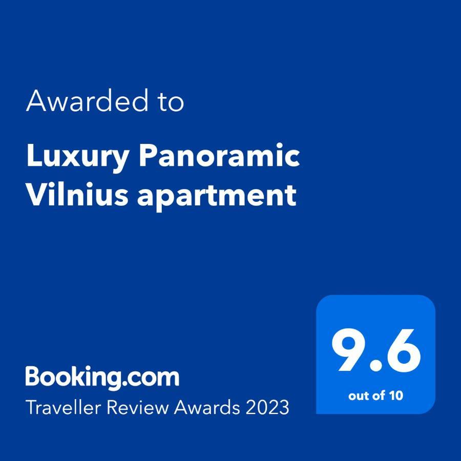 Luxury Panoramic Vilnius Apartment Exteriör bild