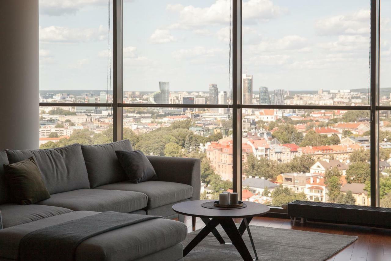 Luxury Panoramic Vilnius Apartment Exteriör bild