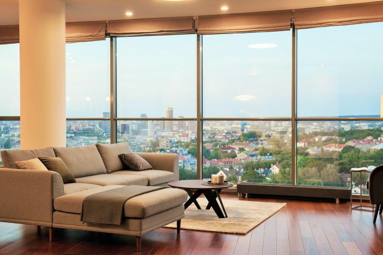 Luxury Panoramic Vilnius Apartment Exteriör bild